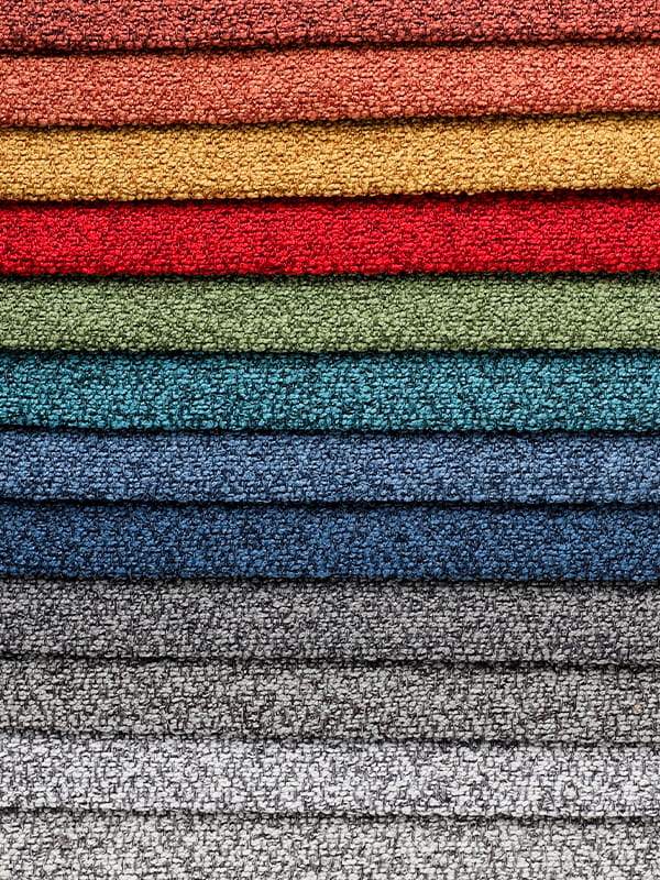 Korall hurok fonal poliészter és vászon kanapé szövetek